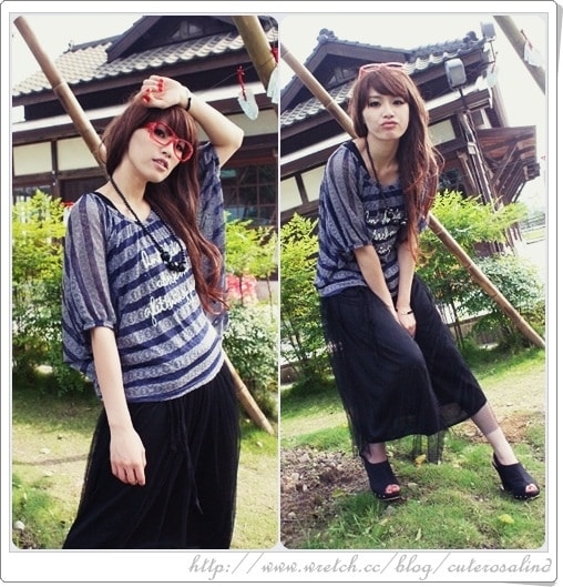 【穿搭】PLAY。黑色網紗長洋裝的19種LOOK♫