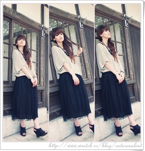 【穿搭】PLAY。黑色網紗長洋裝的19種LOOK♫ - 第24張圖 【穿搭】PLAY。黑色網紗長洋裝的19種LOOK♫