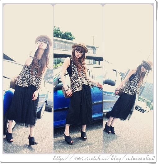 【穿搭】PLAY。黑色網紗長洋裝的19種LOOK♫