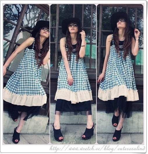 【穿搭】PLAY。黑色網紗長洋裝的19種LOOK♫