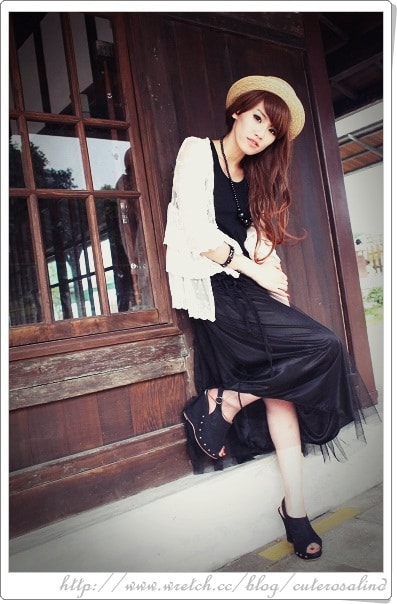 【穿搭】PLAY。黑色網紗長洋裝的19種LOOK♫ - 第39張圖 【穿搭】PLAY。黑色網紗長洋裝的19種LOOK♫