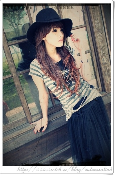 【穿搭】PLAY。黑色網紗長洋裝的19種LOOK♫