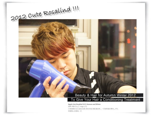 【髮型】新年新氣象。換了個性風的奶茶色mix紫紅色雙色染