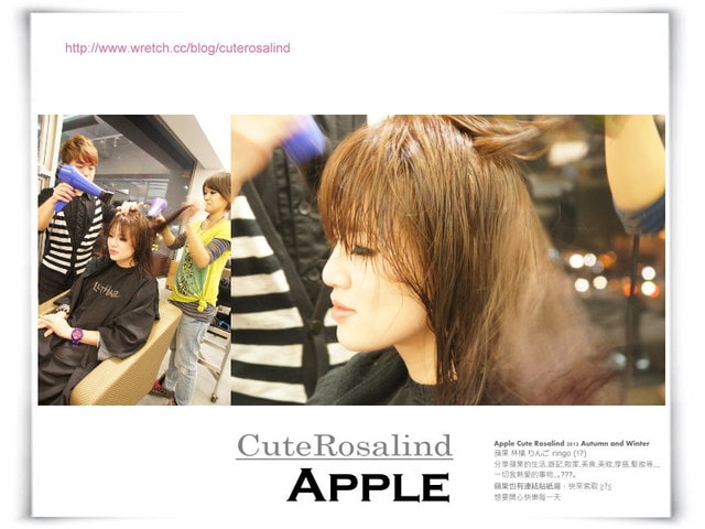 【髮型】新年新氣象。換了個性風的奶茶色mix紫紅色雙色染