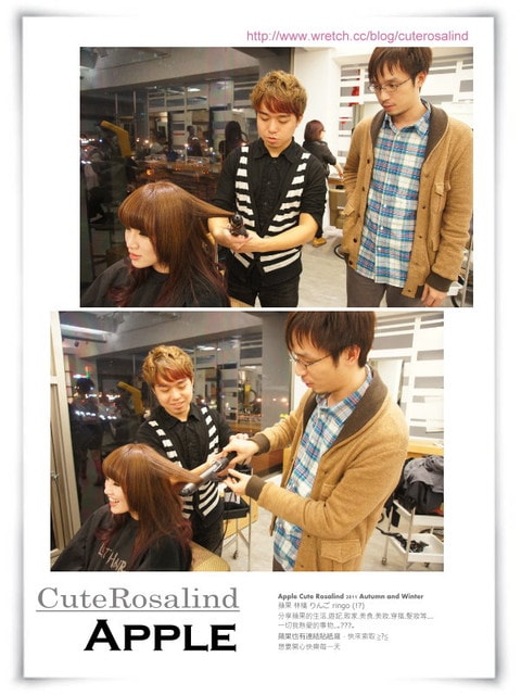 【髮型】新年新氣象。換了個性風的奶茶色mix紫紅色雙色染