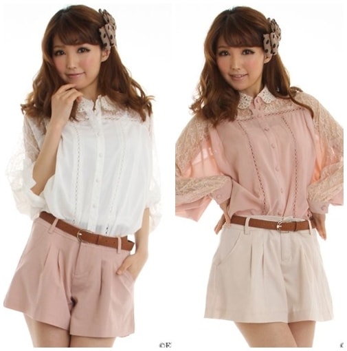 【穿搭】GIRLY感♥春天就是要雪紡紗和蕾絲單品