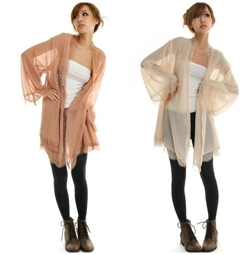 【穿搭】GIRLY感♥春天就是要雪紡紗和蕾絲單品