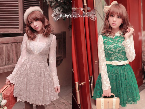 【穿搭】GIRLY感♥春天就是要雪紡紗和蕾絲單品