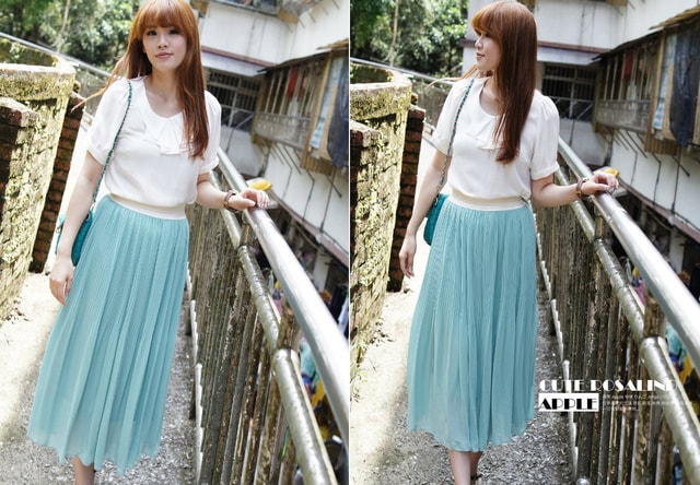 【穿搭】ANyo正韓貨單品。洋裝和長裙怎麼都這麼好看★