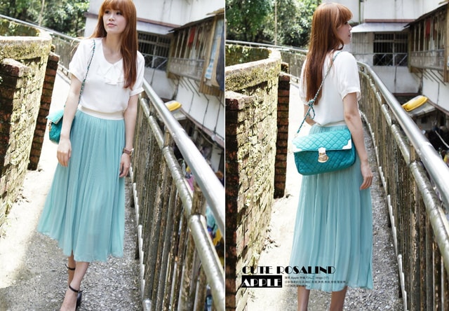 【穿搭】ANyo正韓貨單品。洋裝和長裙怎麼都這麼好看★