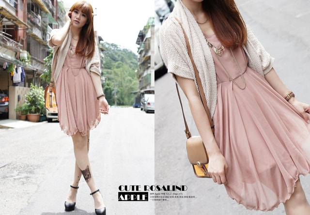 【穿搭】ANyo正韓貨單品。洋裝和長裙怎麼都這麼好看★