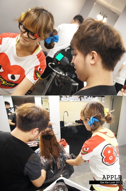 【髮型】秋冬奢華風的時尚區塊染。三色混搭的叛逆美感★