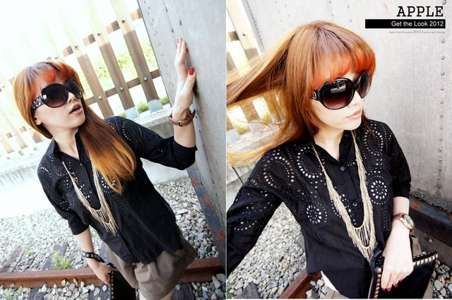 【髮型】秋冬奢華風的時尚區塊染。三色混搭的叛逆美感★