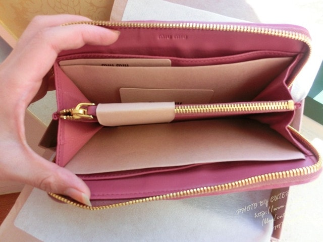 【敗家】Matelasse’ Lux好美。新入手的MIU MIU抓皺長夾❤