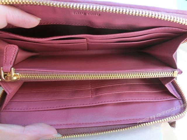 【敗家】Matelasse’ Lux好美。新入手的MIU MIU抓皺長夾❤