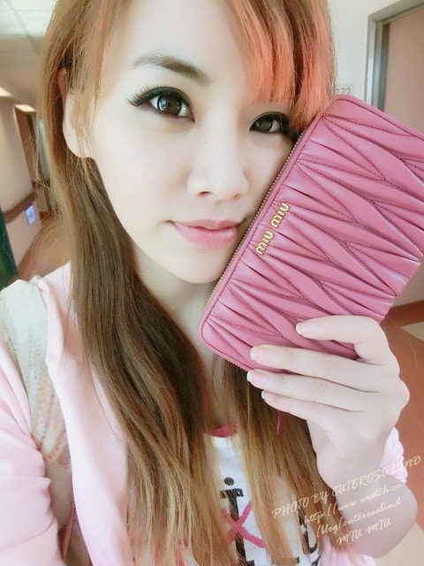 【敗家】Matelasse’ Lux好美。新入手的MIU MIU抓皺長夾❤