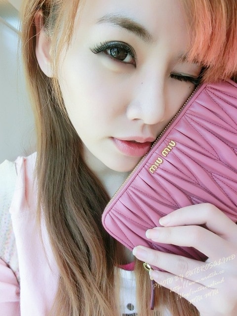 【敗家】Matelasse’ Lux好美。新入手的MIU MIU抓皺長夾❤