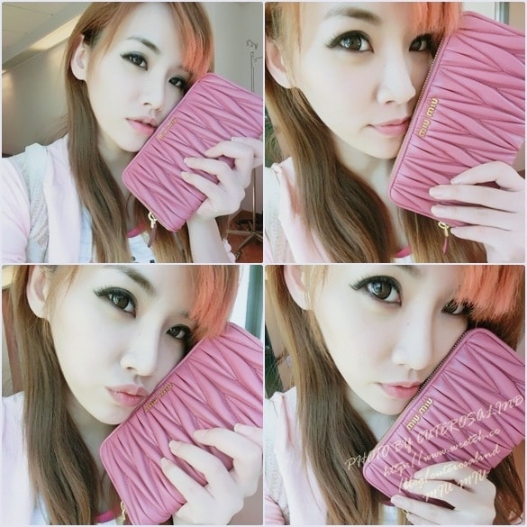 【敗家】Matelasse’ Lux好美。新入手的MIU MIU抓皺長夾❤