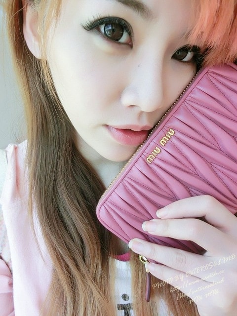 【敗家】Matelasse’ Lux好美。新入手的MIU MIU抓皺長夾❤