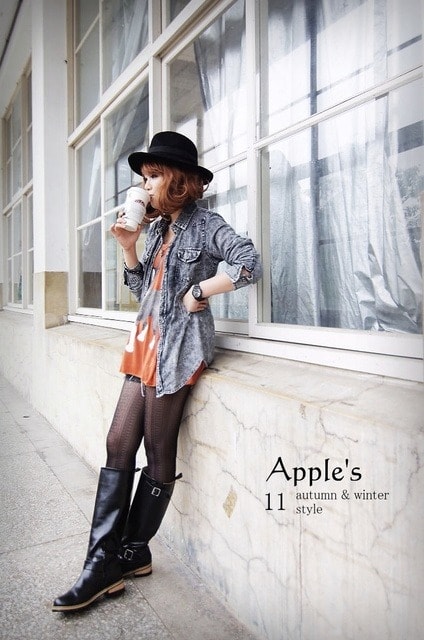 【主題穿搭】偶爾也要小轉變。演繹丹寧個性風三套穿搭❤