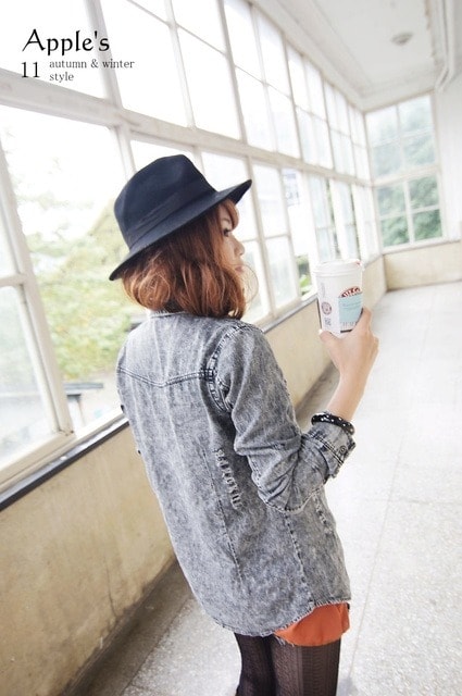 【主題穿搭】偶爾也要小轉變。演繹丹寧個性風三套穿搭❤