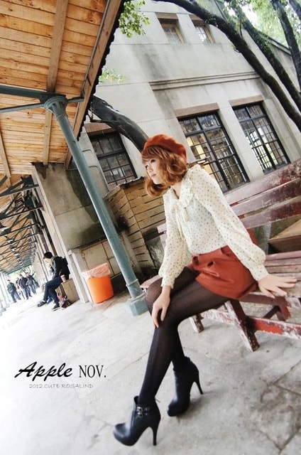 【主題穿搭】女孩的優雅漫步。演繹復古學院風三套穿搭❤