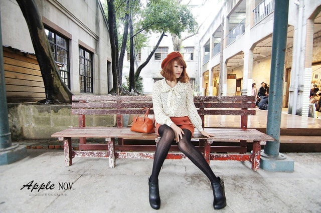 【主題穿搭】女孩的優雅漫步。演繹復古學院風三套穿搭❤