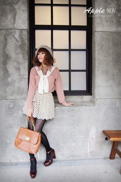 【主題穿搭】女孩的優雅漫步。演繹復古學院風三套穿搭❤