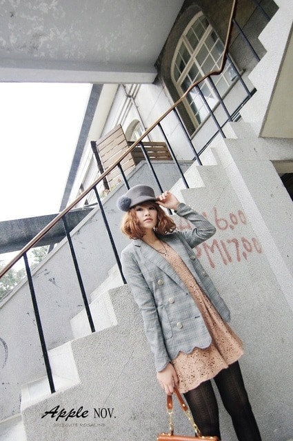 【主題穿搭】女孩的優雅漫步。演繹復古學院風三套穿搭❤