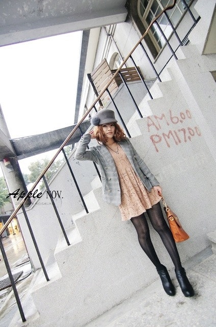 【主題穿搭】女孩的優雅漫步。演繹復古學院風三套穿搭❤