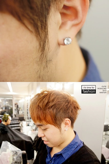 【髮型】情侶一起來變髮。老逼亞麻綠和我的藍紫挑染新髮型❤