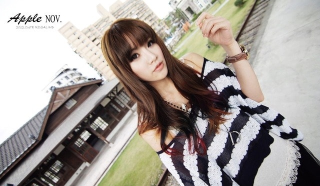 【髮型】情侶一起來變髮。老逼亞麻綠和我的藍紫挑染新髮型❤