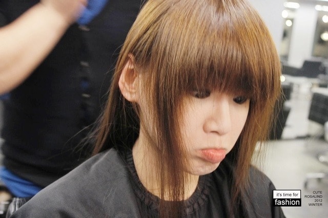 【髮型】情侶一起來變髮。老逼亞麻綠和我的藍紫挑染新髮型❤