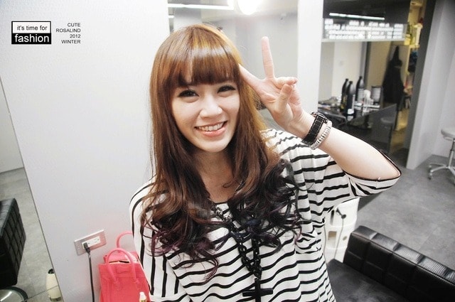 【髮型】情侶一起來變髮。老逼亞麻綠和我的藍紫挑染新髮型❤