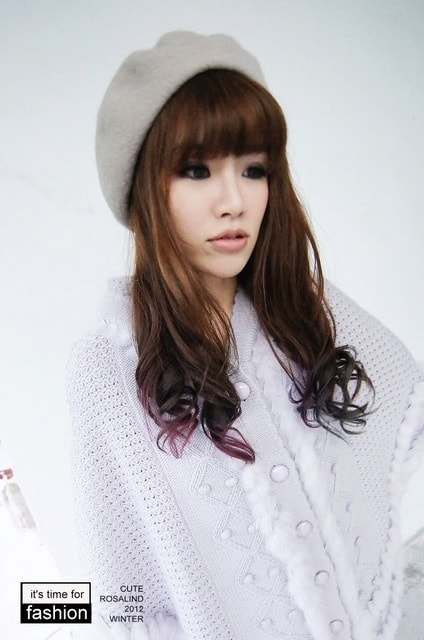 【髮型】情侶一起來變髮。老逼亞麻綠和我的藍紫挑染新髮型❤