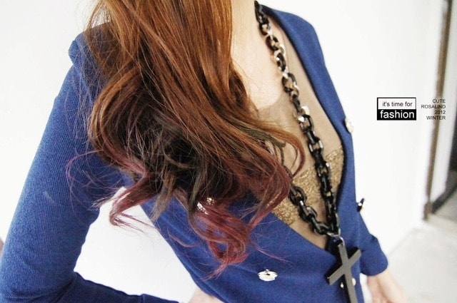 【髮型】情侶一起來變髮。老逼亞麻綠和我的藍紫挑染新髮型❤