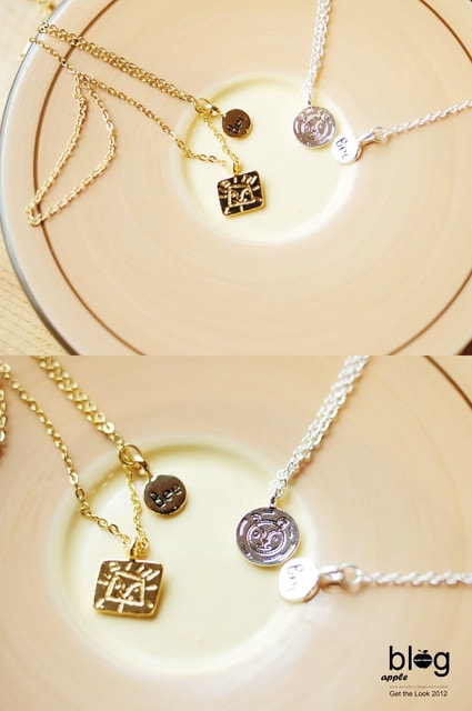 【飾品】愛上了鎖骨鍊的精緻。好有質感的方頭獅手作項鍊組合❤