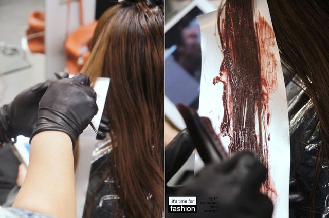 【髮型】灰棕底MIX紅色片染。立馬變身低調個性女孩❤