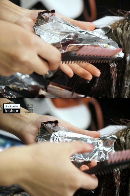 【髮型】灰棕底MIX紅色片染。立馬變身低調個性女孩❤