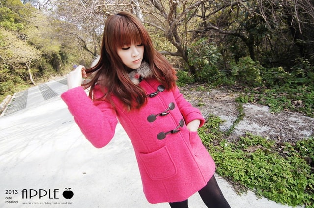 【敗家】過年前應景一下。紅色系大衣外套穿搭三連發❤