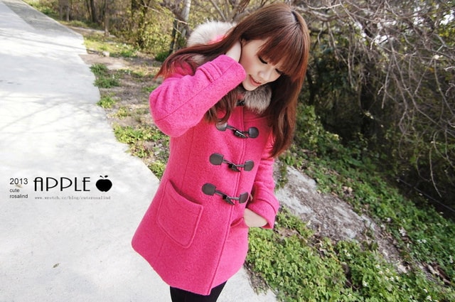 【敗家】過年前應景一下。紅色系大衣外套穿搭三連發❤