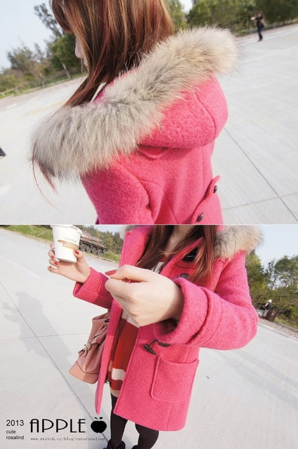 【敗家】過年前應景一下。紅色系大衣外套穿搭三連發❤