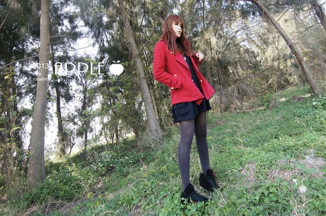 【敗家】過年前應景一下。紅色系大衣外套穿搭三連發❤