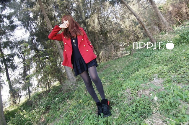 【敗家】過年前應景一下。紅色系大衣外套穿搭三連發❤