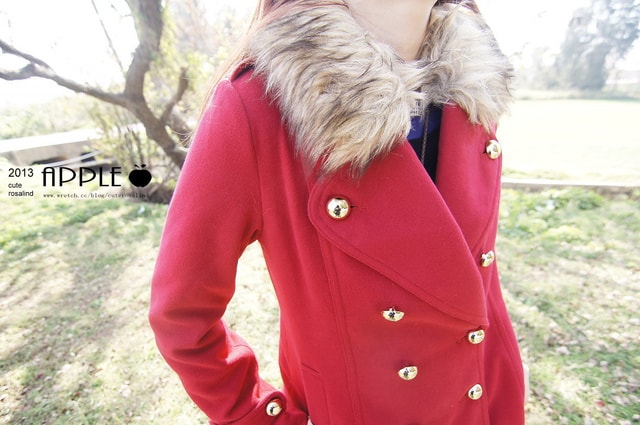 【敗家】過年前應景一下。紅色系大衣外套穿搭三連發❤