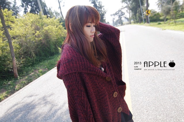 【敗家】過年前應景一下。紅色系大衣外套穿搭三連發❤