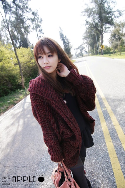 【敗家】過年前應景一下。紅色系大衣外套穿搭三連發❤