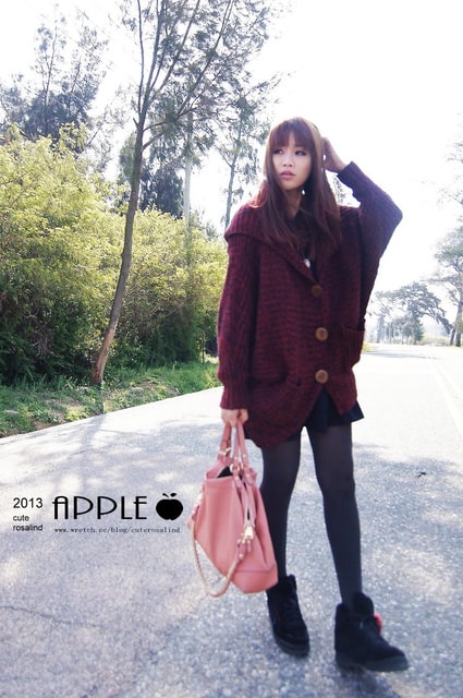 【敗家】過年前應景一下。紅色系大衣外套穿搭三連發❤