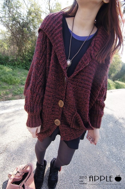 【敗家】過年前應景一下。紅色系大衣外套穿搭三連發❤