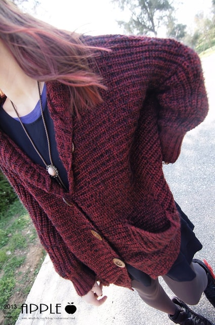 【敗家】過年前應景一下。紅色系大衣外套穿搭三連發❤